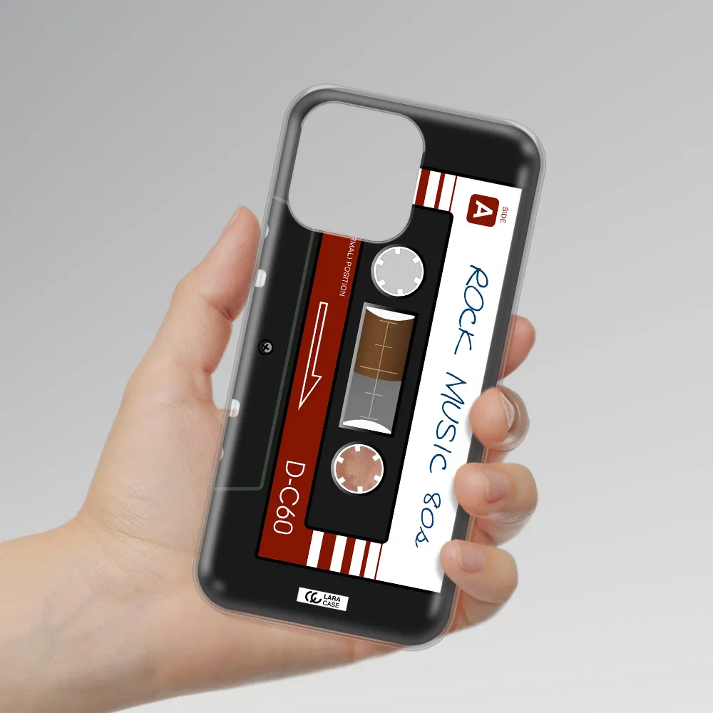 Ruck Music Cassette Apple iPhone 14 pro Clear TPU Case