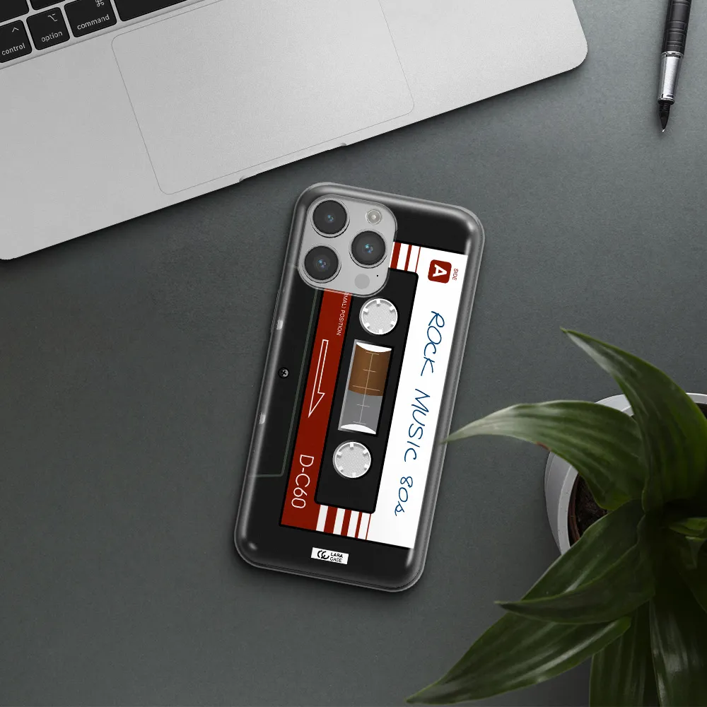 Ruck Music Cassette Apple iPhone 14 pro Clear TPU Case