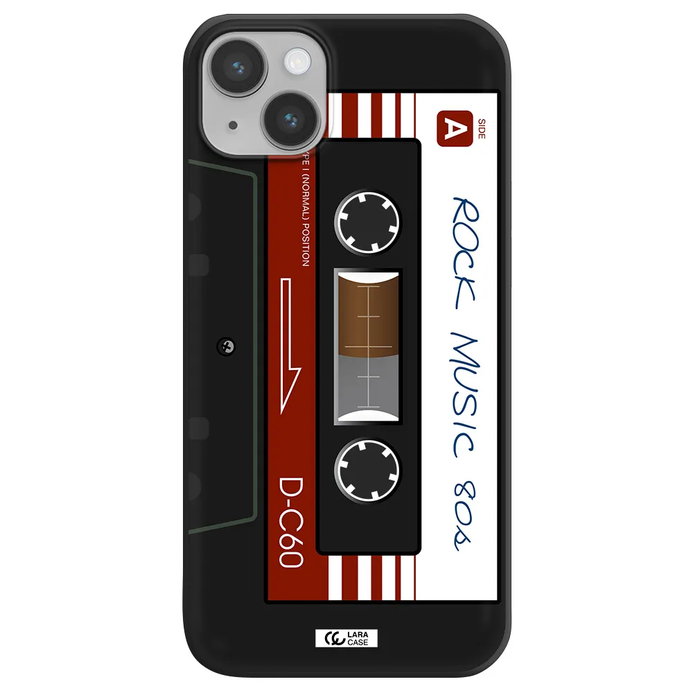 Ruck Music Cassette Apple iPhone 14 Silicone black Case