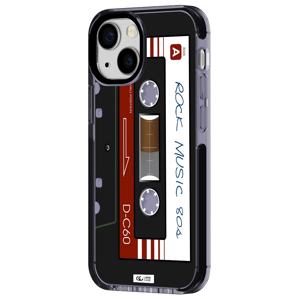 Ruck Music Cassette Apple iPhone 15 impact Lilac Case