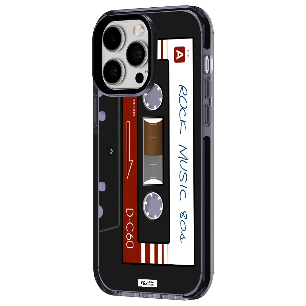 Ruck Music Cassette Apple iPhone 15 Pro Max impact Lilac Case