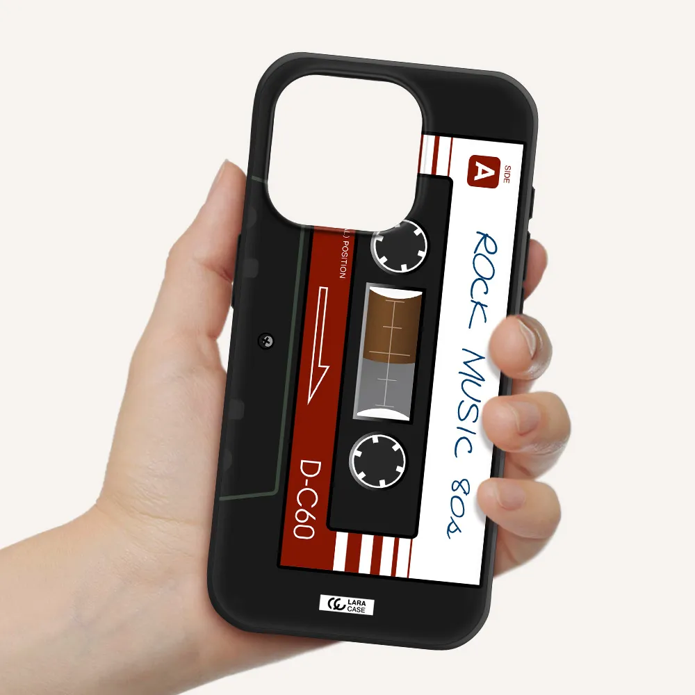 Ruck Music Cassette Apple Iphone 15 Pro Silicone Black Case