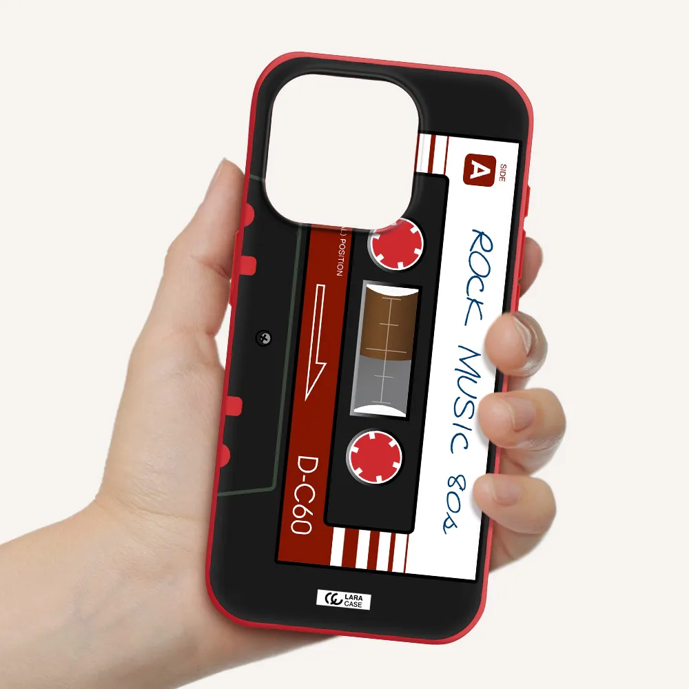 Ruck Music Cassette Apple Iphone 15 Pro Silicone Imperial Red Case