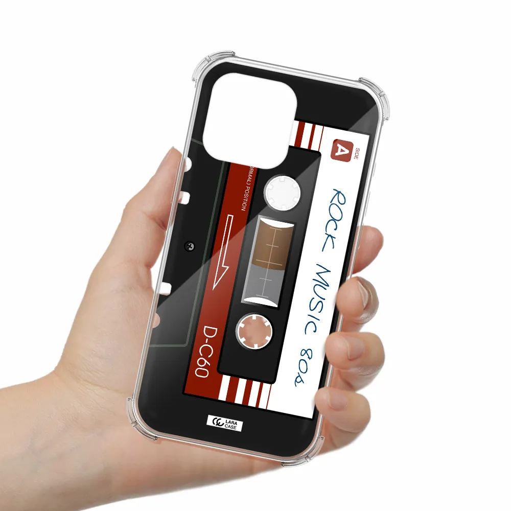 Ruck Music Cassette Apple Iphone 16 Pro Max Clear Pc Case