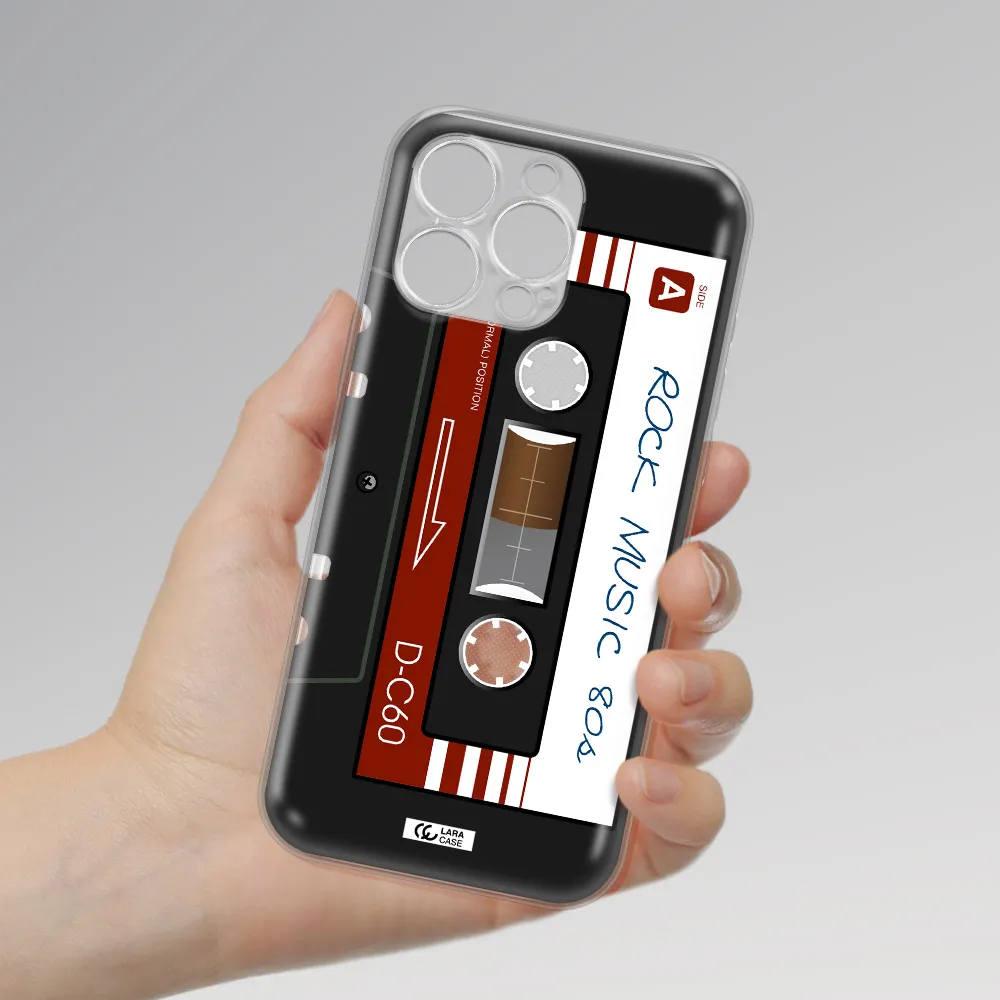 Ruck Music Cassette Apple Iphone 16 Pro Max Clear Tpu Case