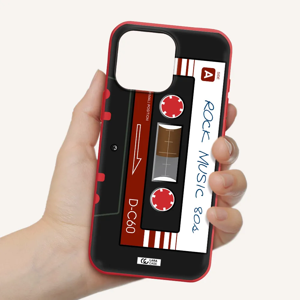 Ruck Music Cassette Apple Iphone 16 Pro Max Silicone Stone Case