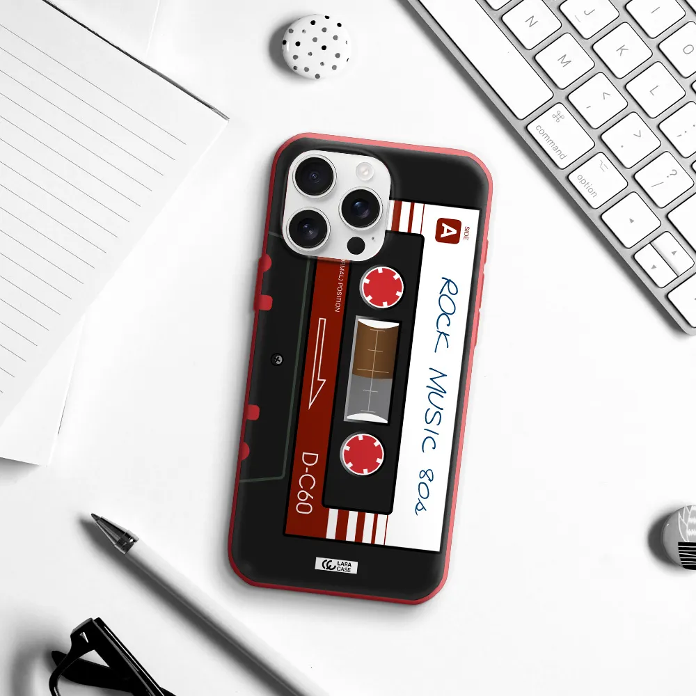 Ruck Music Cassette Apple Iphone 16 Pro Max Silicone Stone Case
