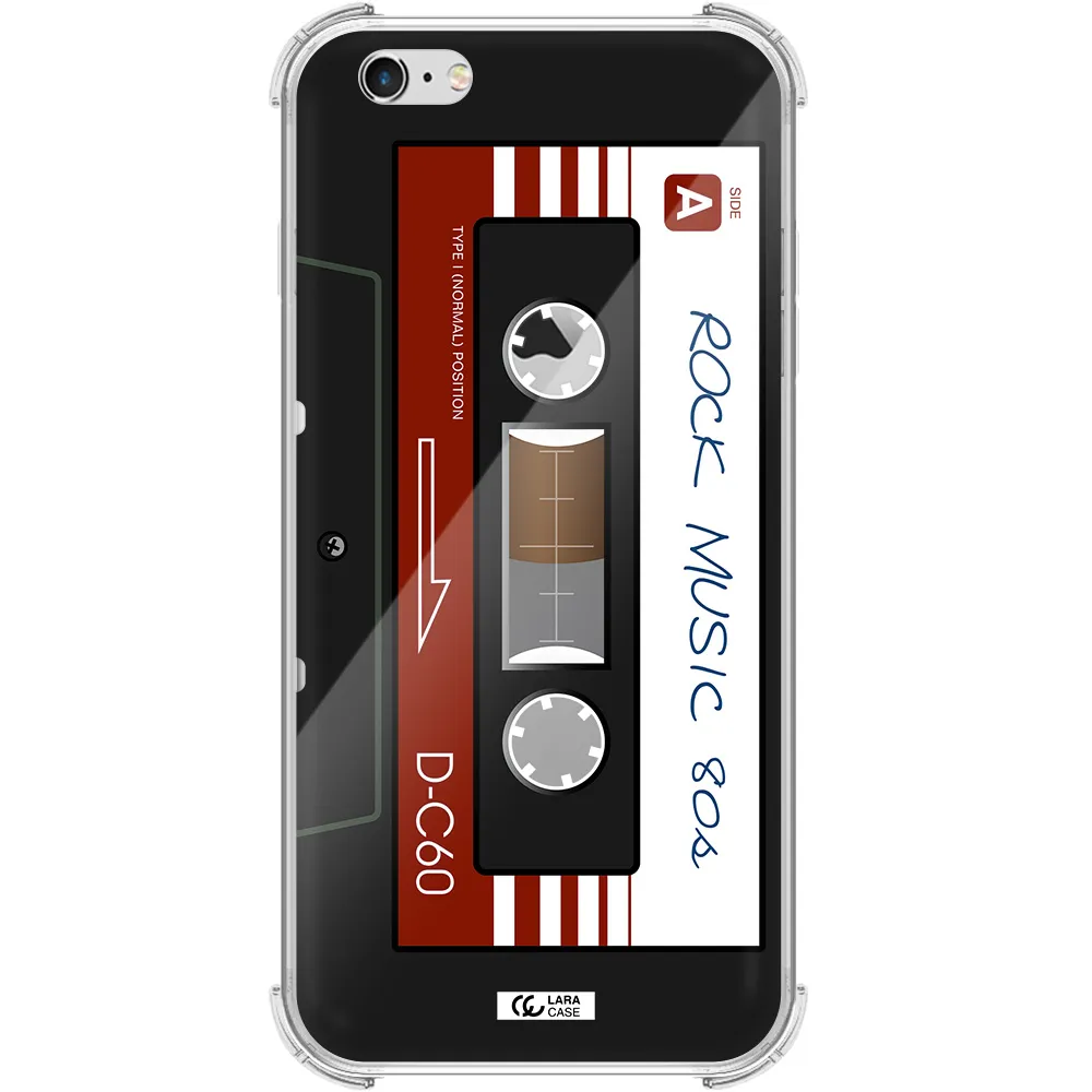 Ruck Music Cassette Apple iPhone 6 plus Clear PC Case