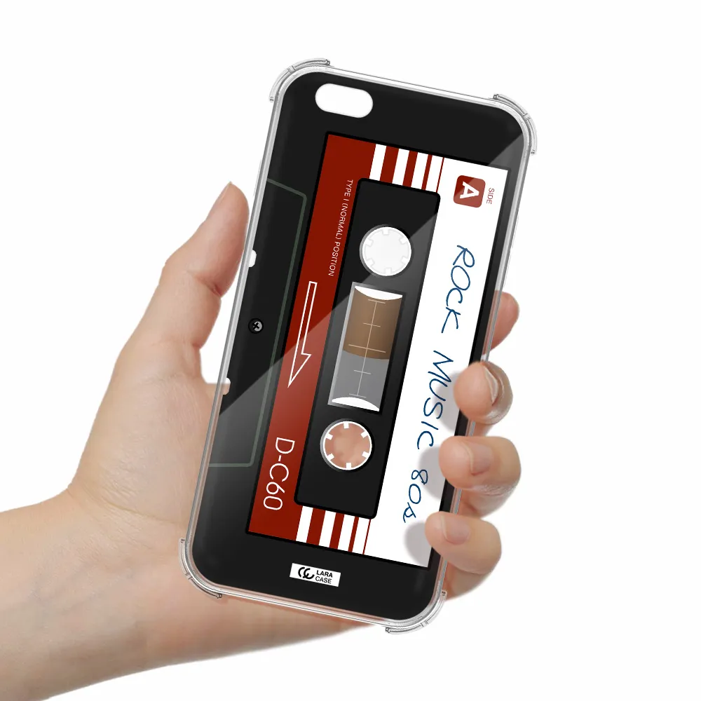 Ruck Music Cassette Apple iPhone 6 plus Clear PC Case