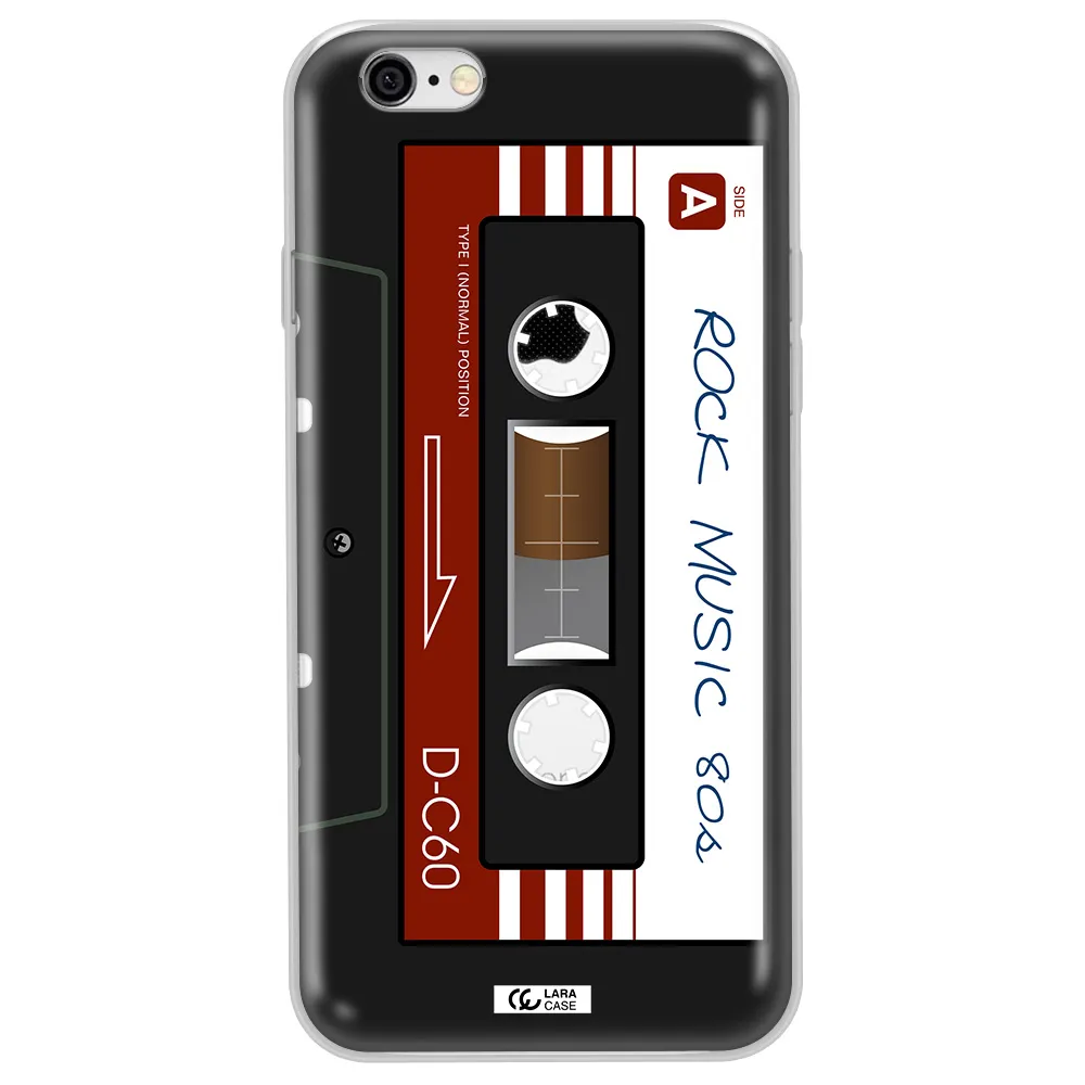 Ruck Music Cassette Apple iPhone 6 plus Clear TPU Case