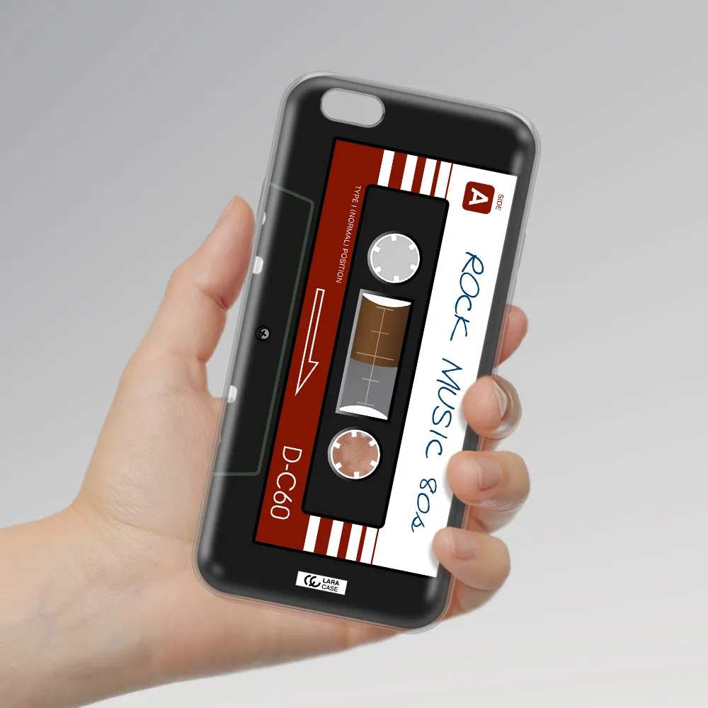 Ruck Music Cassette Apple iPhone 6 plus Clear TPU Case