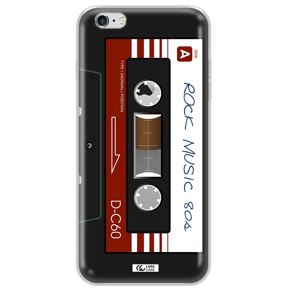 Ruck Music Cassette Apple iPhone 6 s plus Clear TPU Case