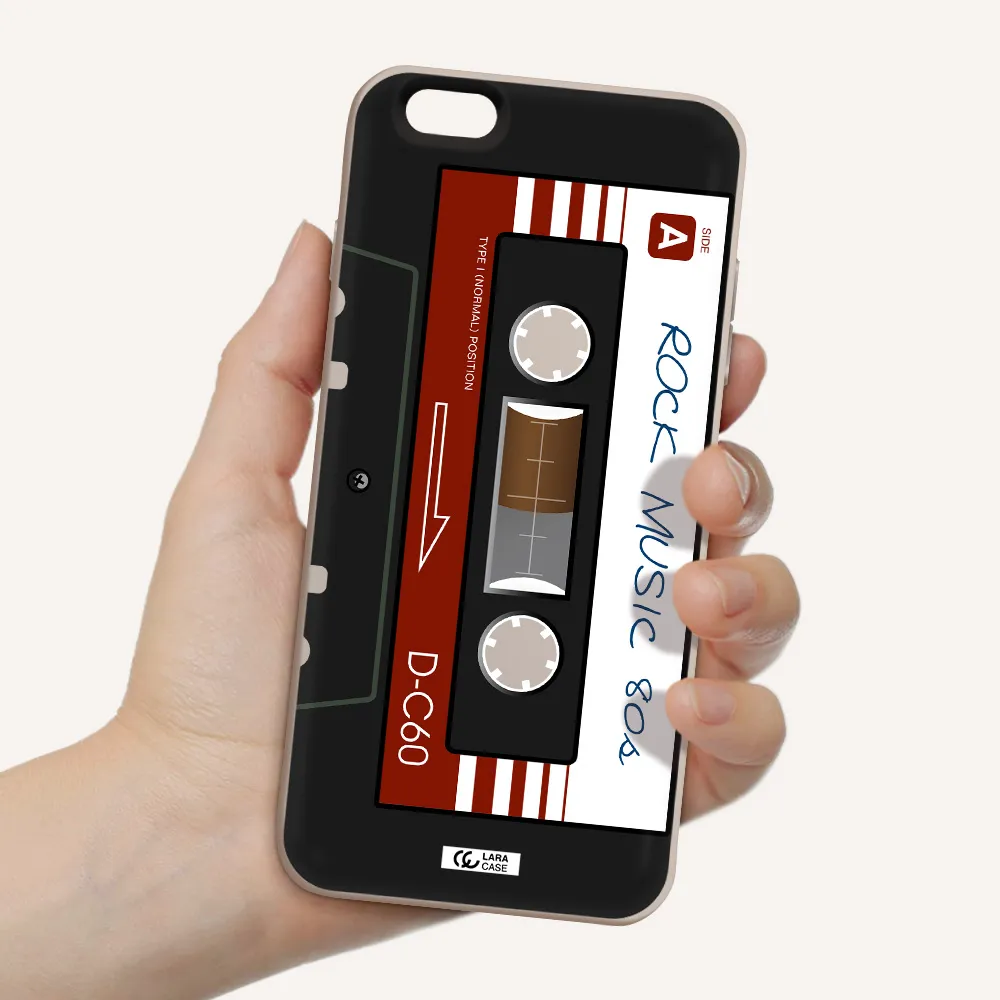 Ruck Music Cassette Apple iPhone 6 s plus Silicone Stone Case