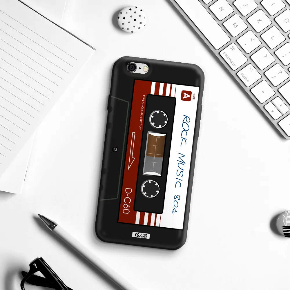 Ruck Music Cassette Apple iPhone 6 Silicone black Case