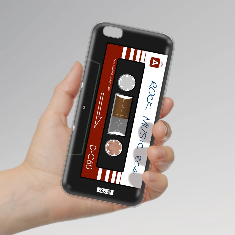 Ruck Music Cassette Apple iPhone 6S Clear TPU Case