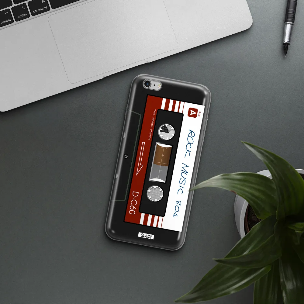 Ruck Music Cassette Apple iPhone 6S Clear TPU Case