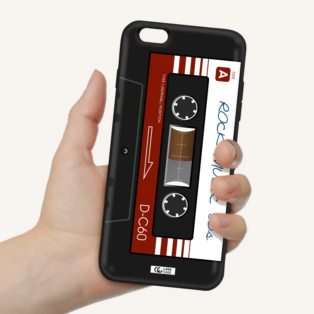 Ruck Music Cassette Apple iPhone 6S Silicone black Case