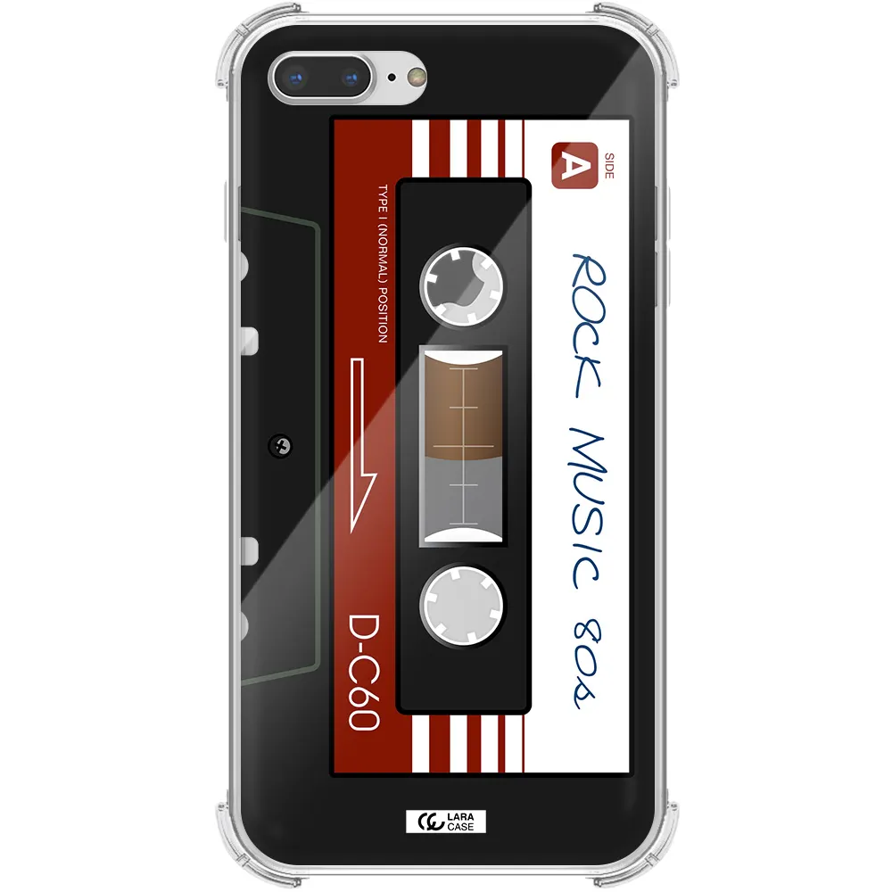 Ruck Music Cassette Apple iPhone 7 plus Clear PC Case