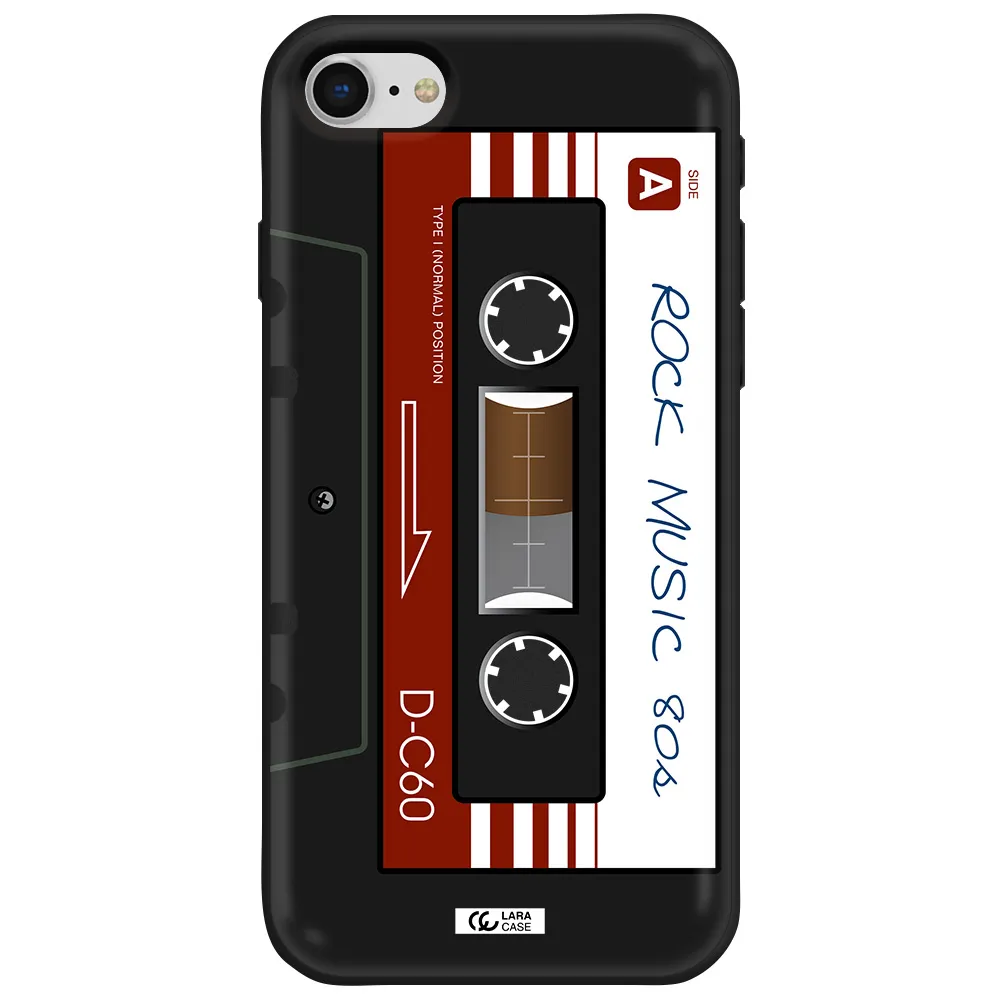 Ruck Music Cassette Apple iPhone se 2020 Silicone black Case