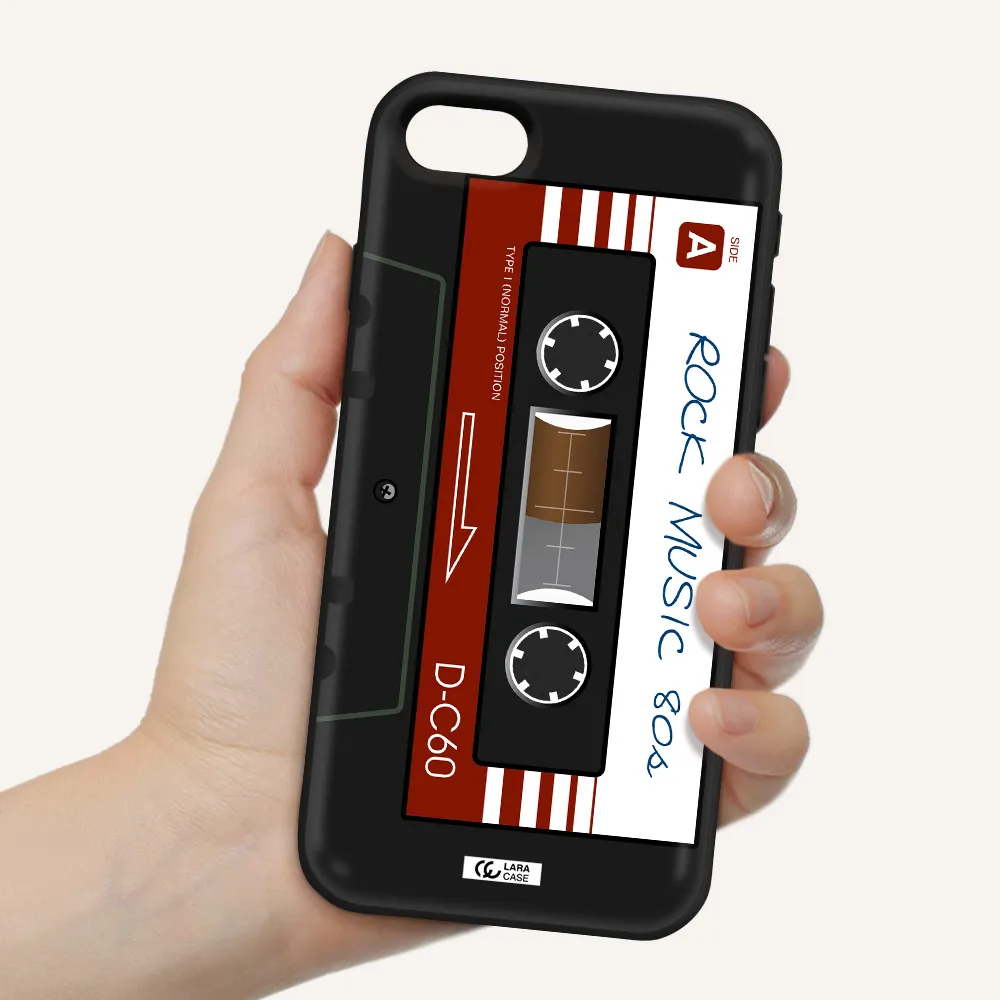 Ruck Music Cassette Apple iPhone se 2020 Silicone black Case