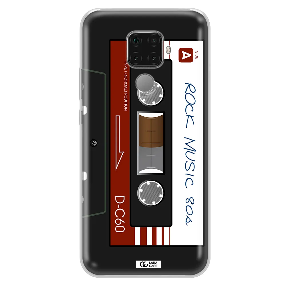Ruck Music Cassette Huawei Mate 30 Lite Clear TPU Case
