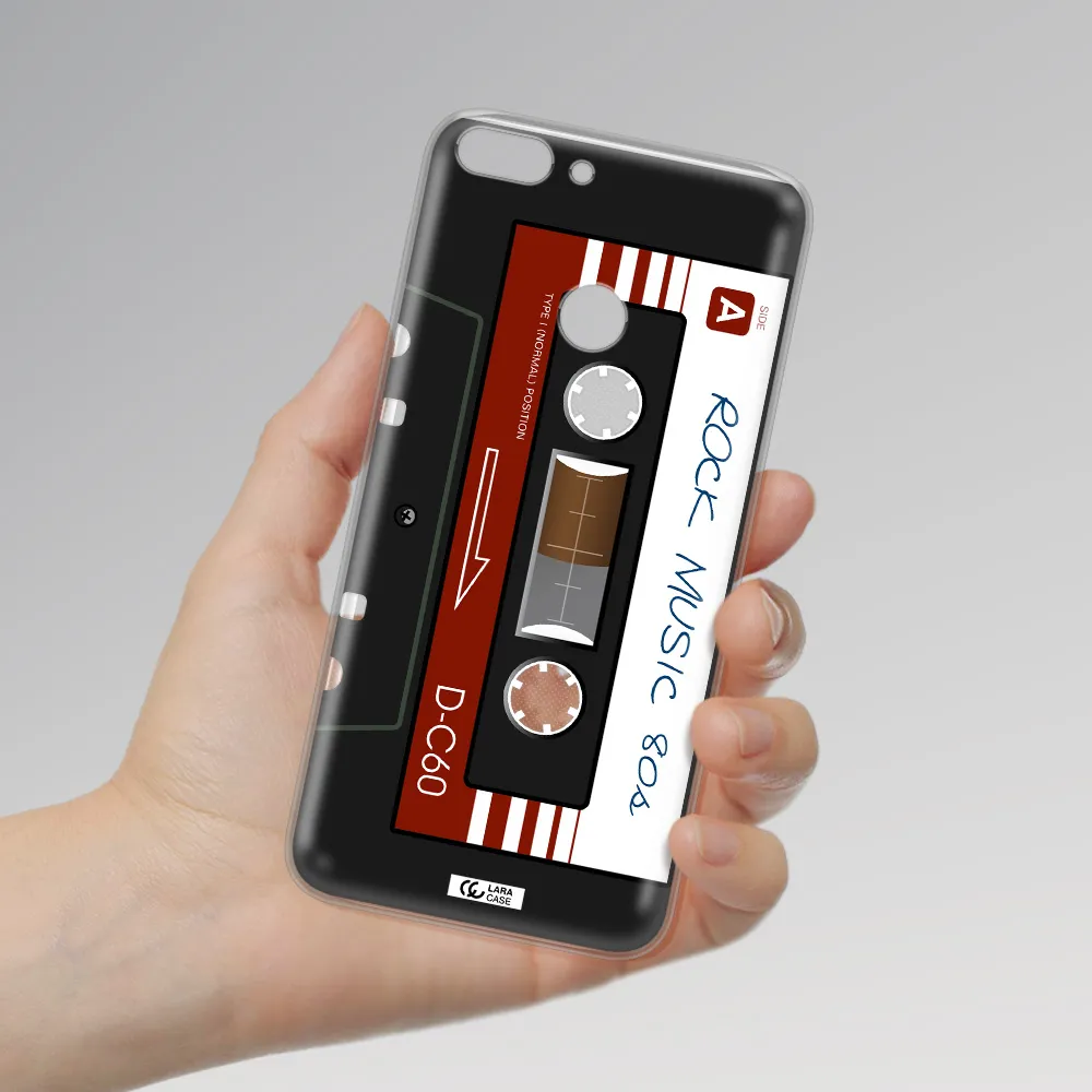 Ruck Music Cassette Huawei P Smart 2017 Clear TPU Case