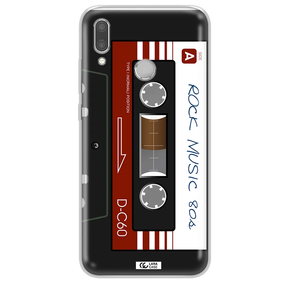 Ruck Music Cassette Huawei P Smart 2019 Clear TPU Case
