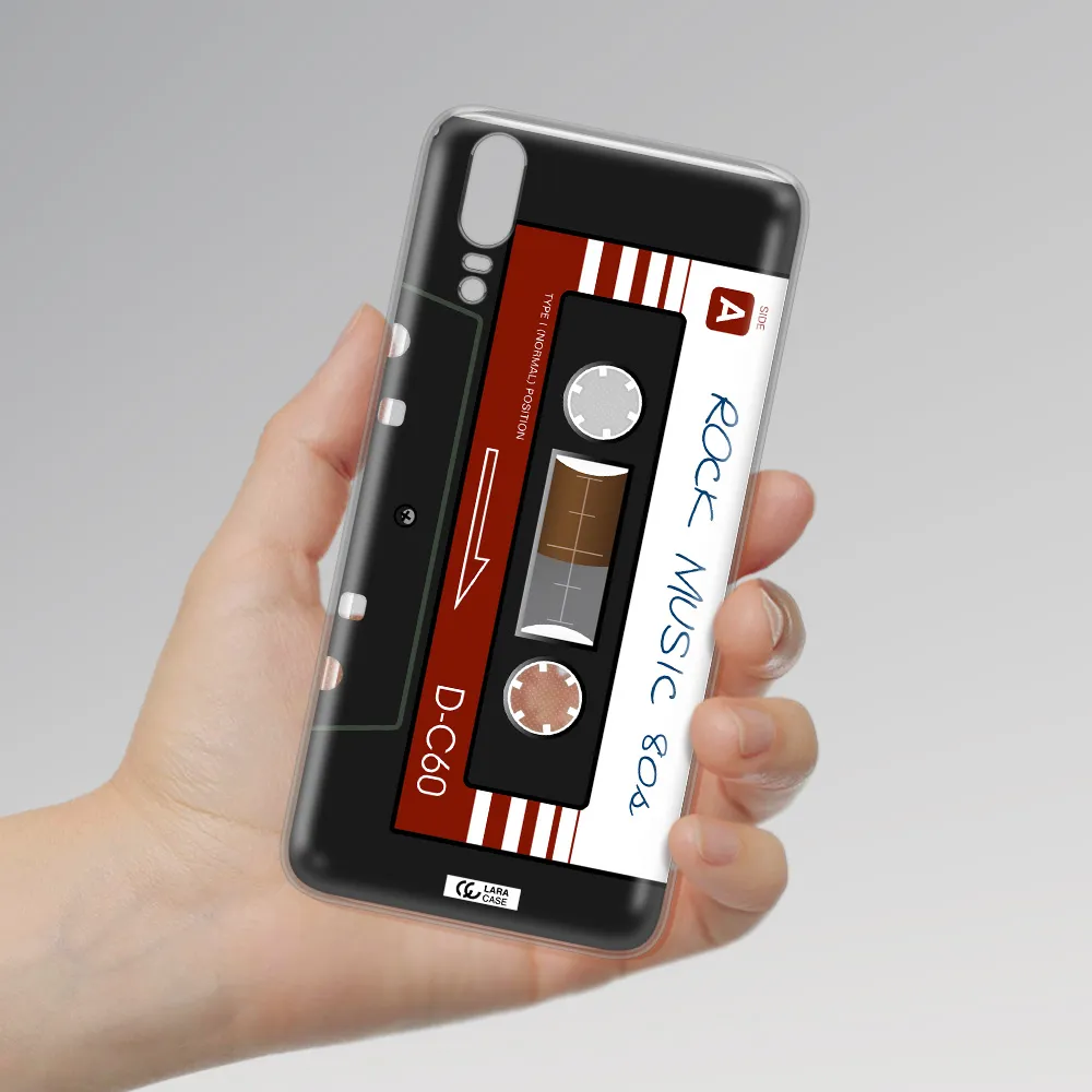 Ruck Music Cassette Huawei P20 Clear TPU Case