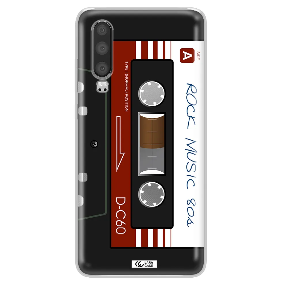 Ruck Music Cassette Huawei P30 Clear TPU Case