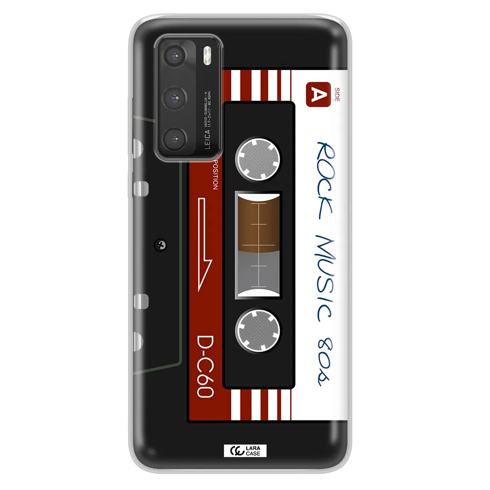 Ruck Music Cassette Huawei P40 Clear TPU Case