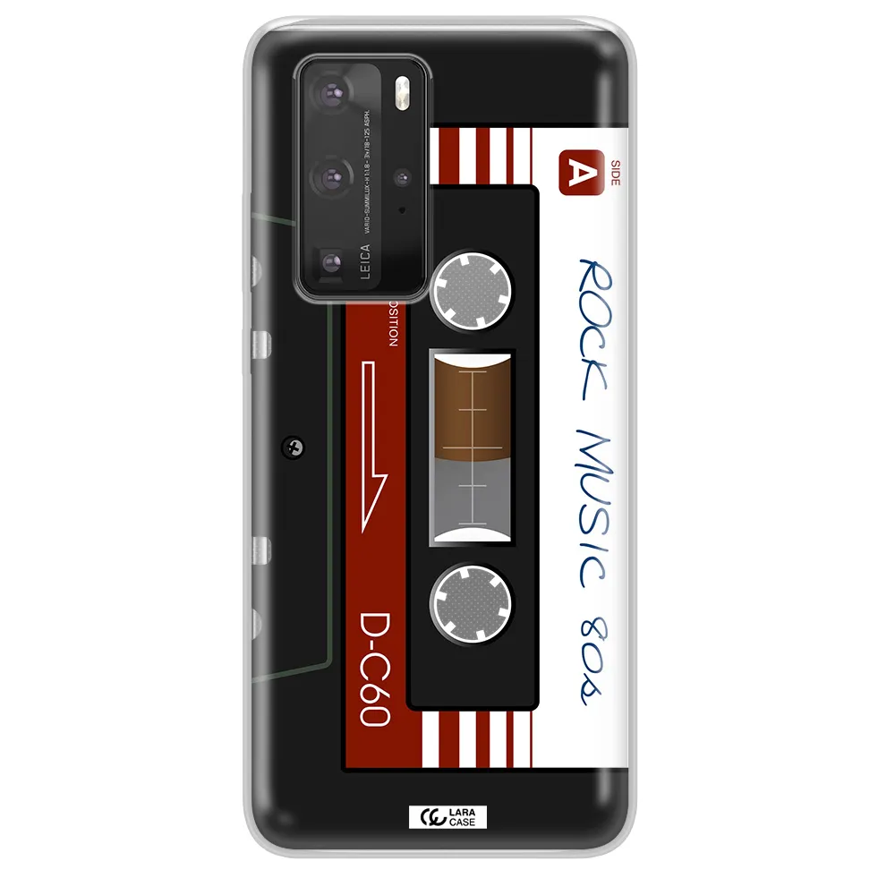Ruck Music Cassette Huawei P40 Pro Clear TPU Case