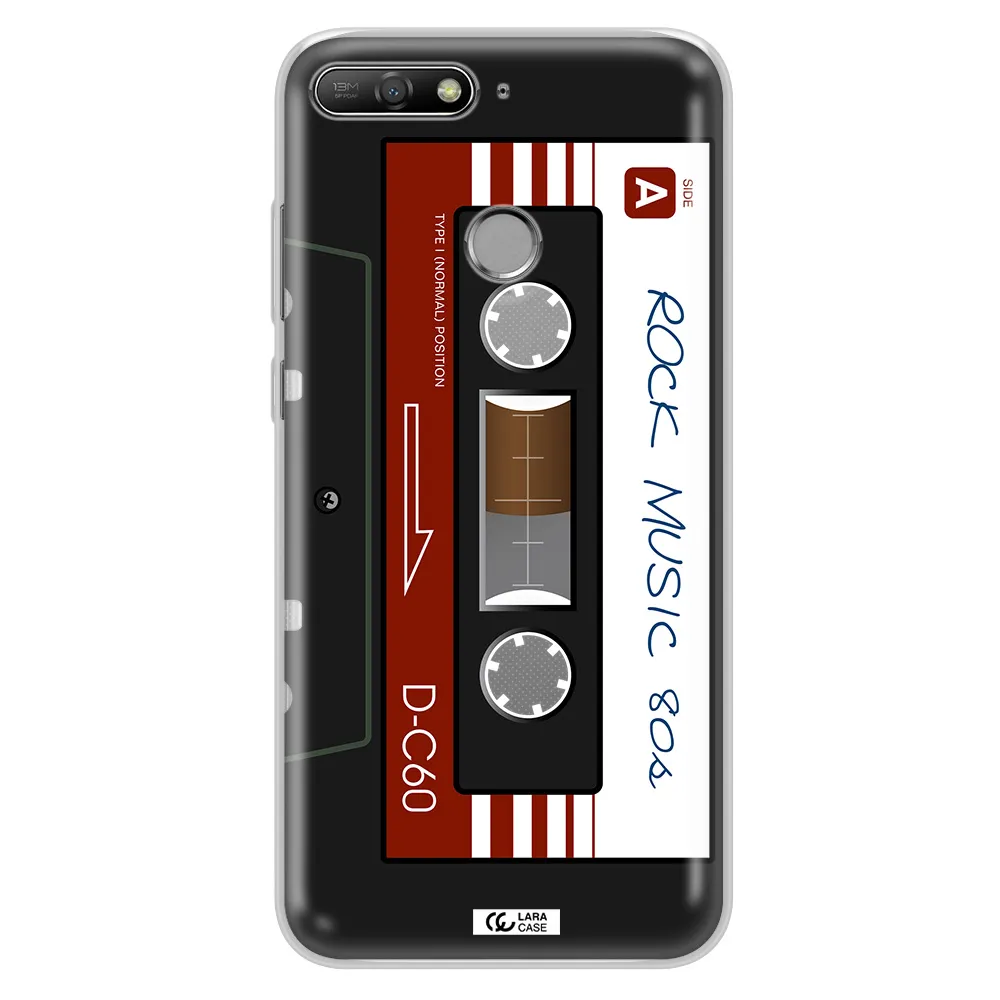 Ruck Music Cassette Huawei Y6 Prime 2018 Clear TPU Case