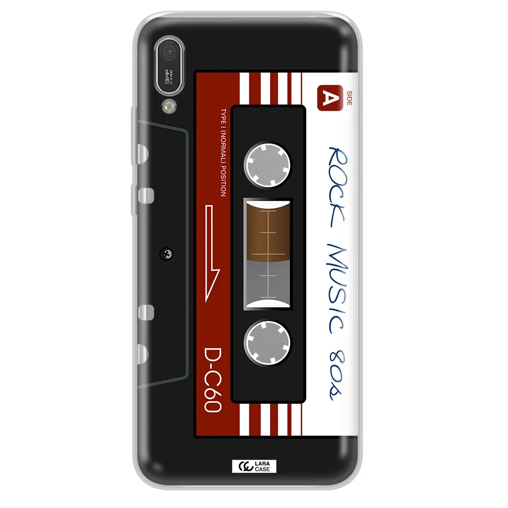 Ruck Music Cassette Huawei Y6 Pro 2019 Clear TPU Case
