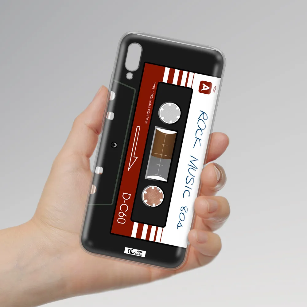 Ruck Music Cassette Huawei Y6 Pro 2019 Clear TPU Case