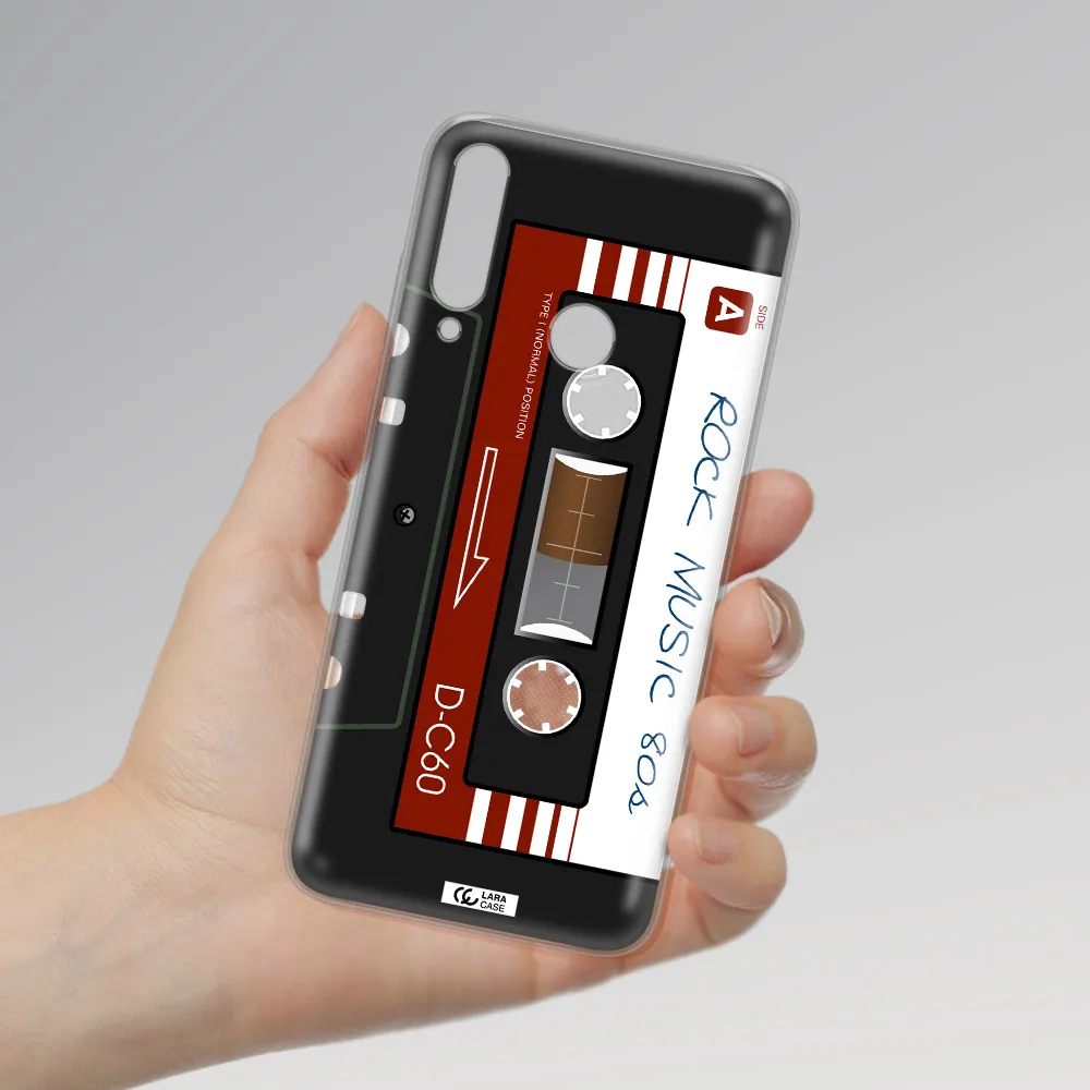 Ruck Music Cassette Huawei Y6P Clear TPU Case