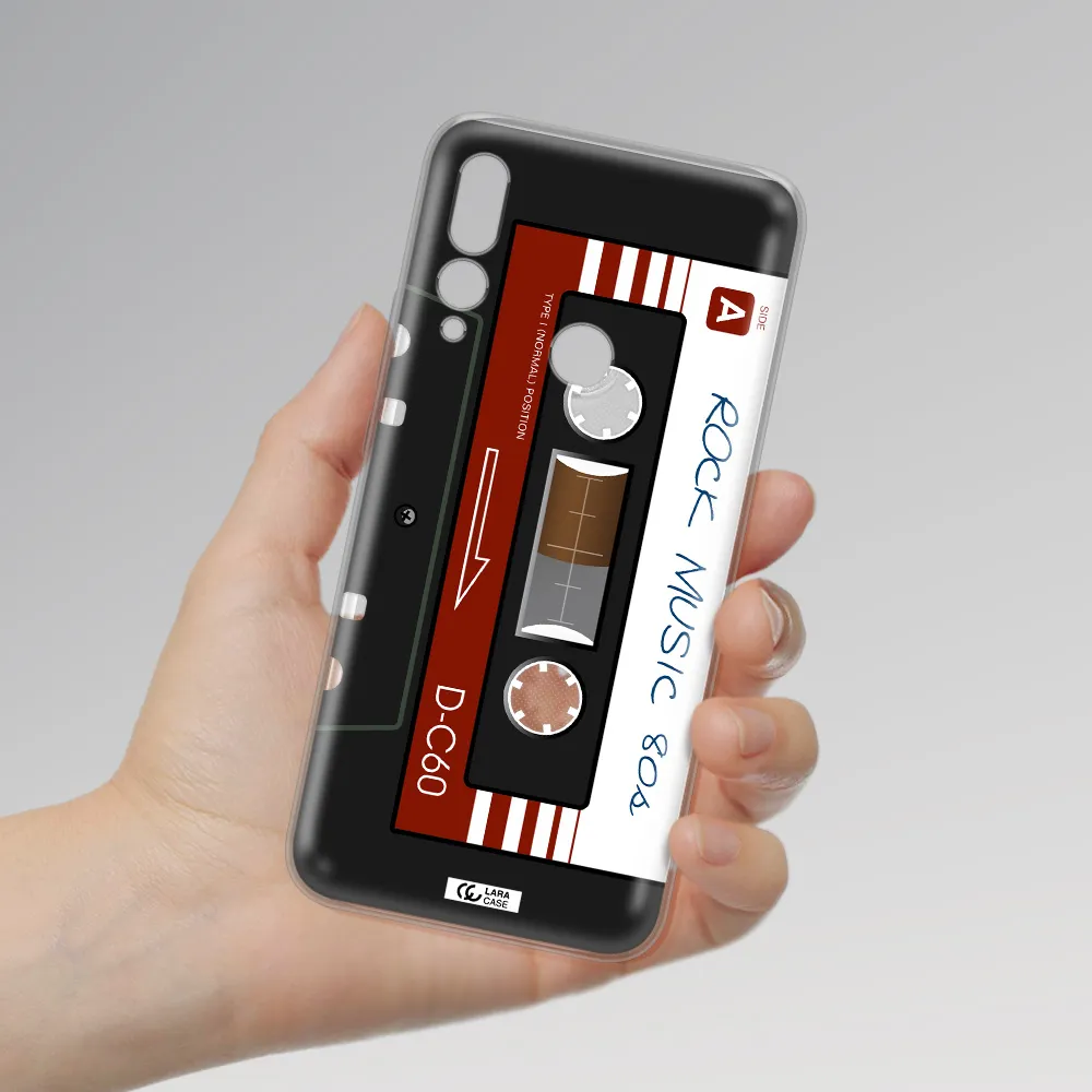 Ruck Music Cassette Huawei Y9 Prime 2019 Clear TPU Case