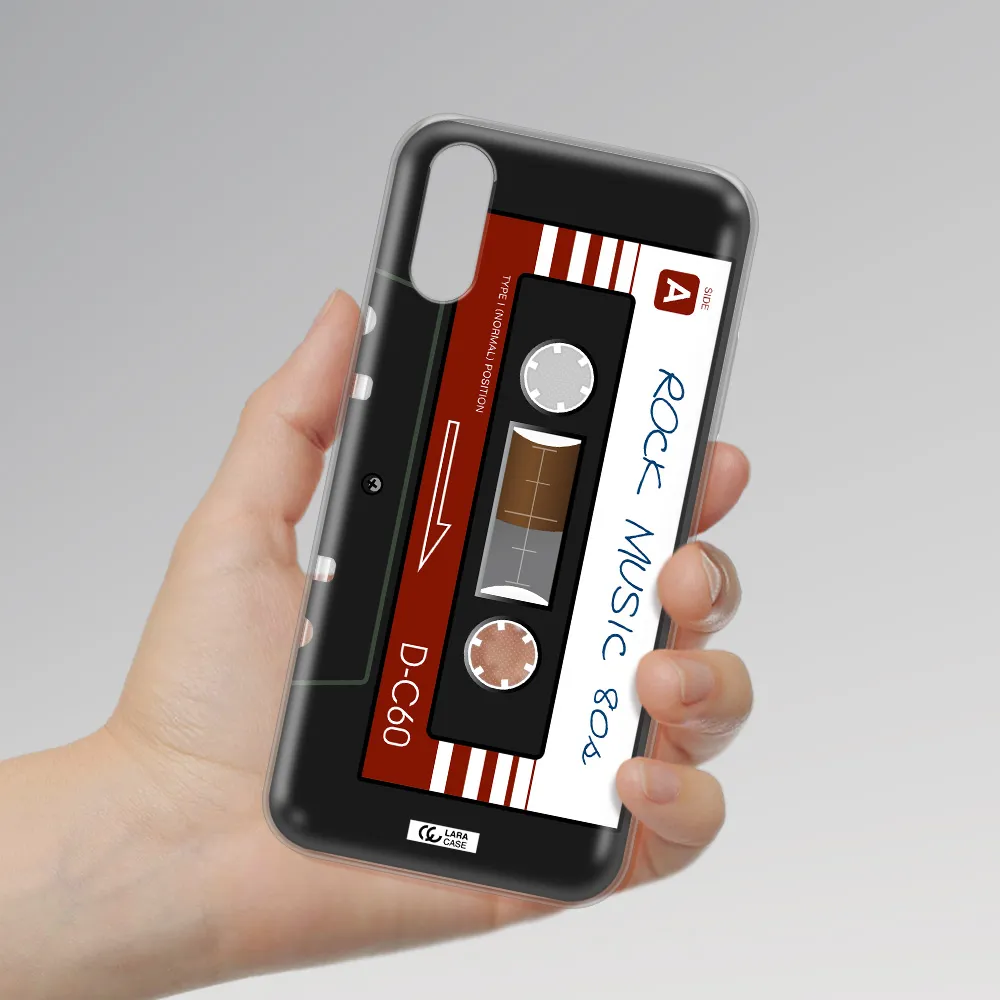 Ruck Music Cassette Samsung A01 Clear TPU Case