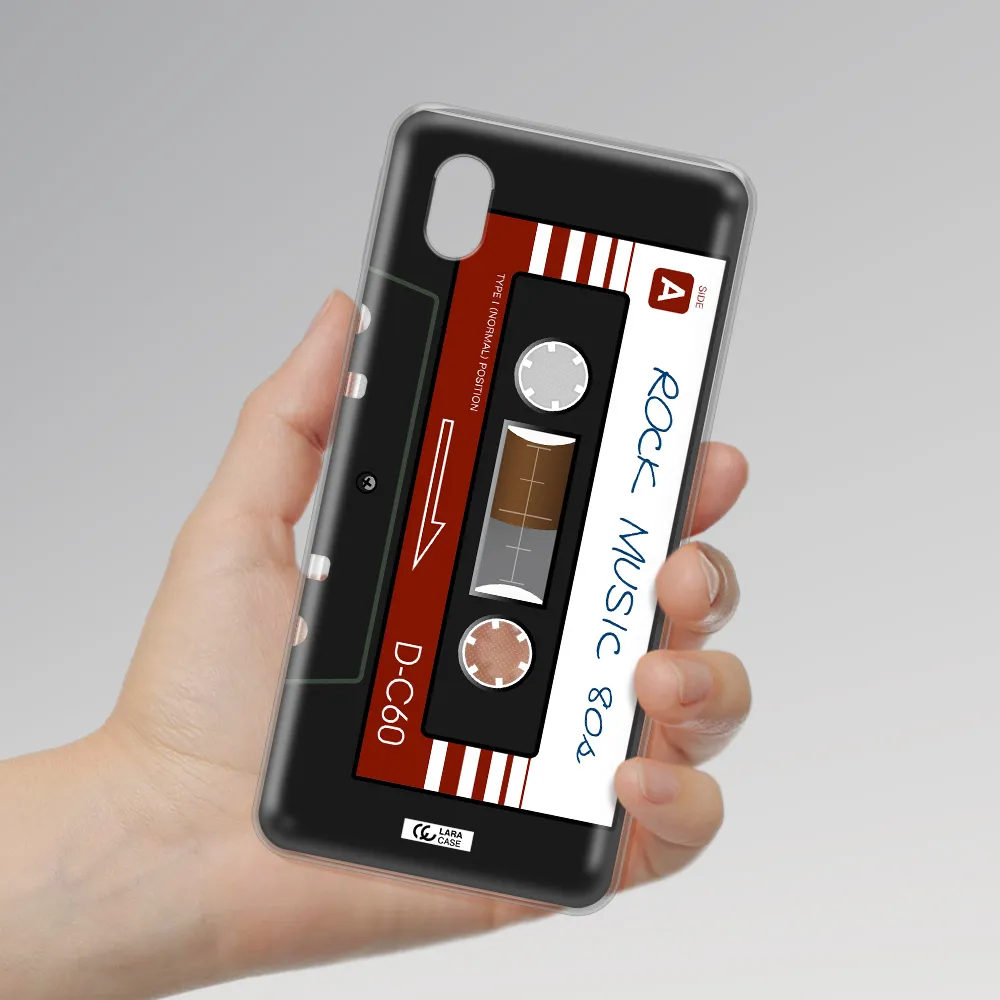 Ruck Music Cassette Samsung A01 Core Clear Tpu Case