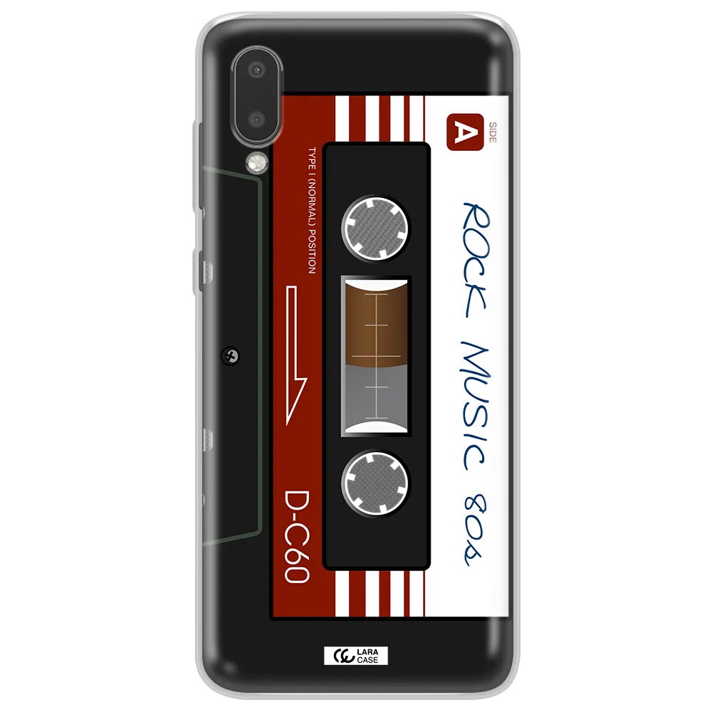 Ruck Music Cassette Samsung A02 Clear TPU Case