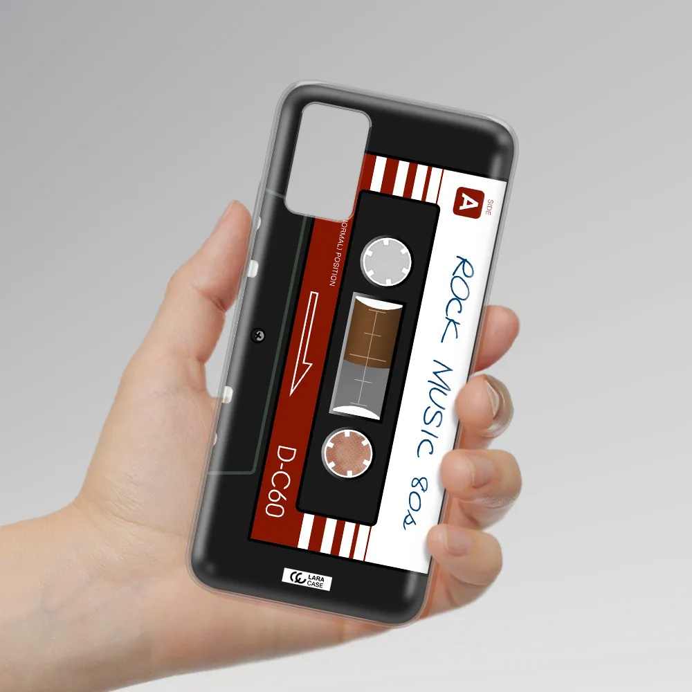 Ruck Music Cassette Samsung A02S Clear TPU Case