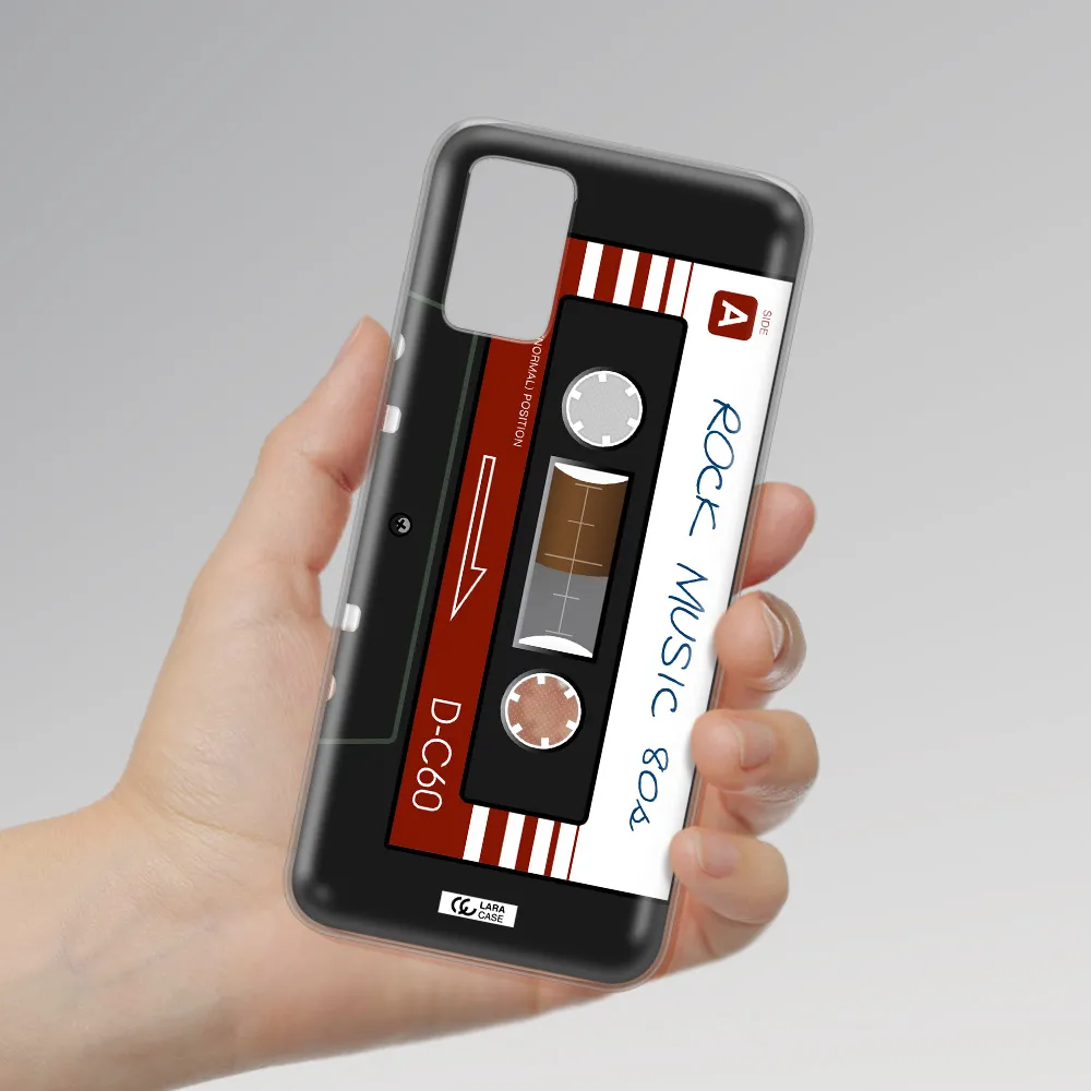 Ruck Music Cassette Samsung A03S Clear TPU Case