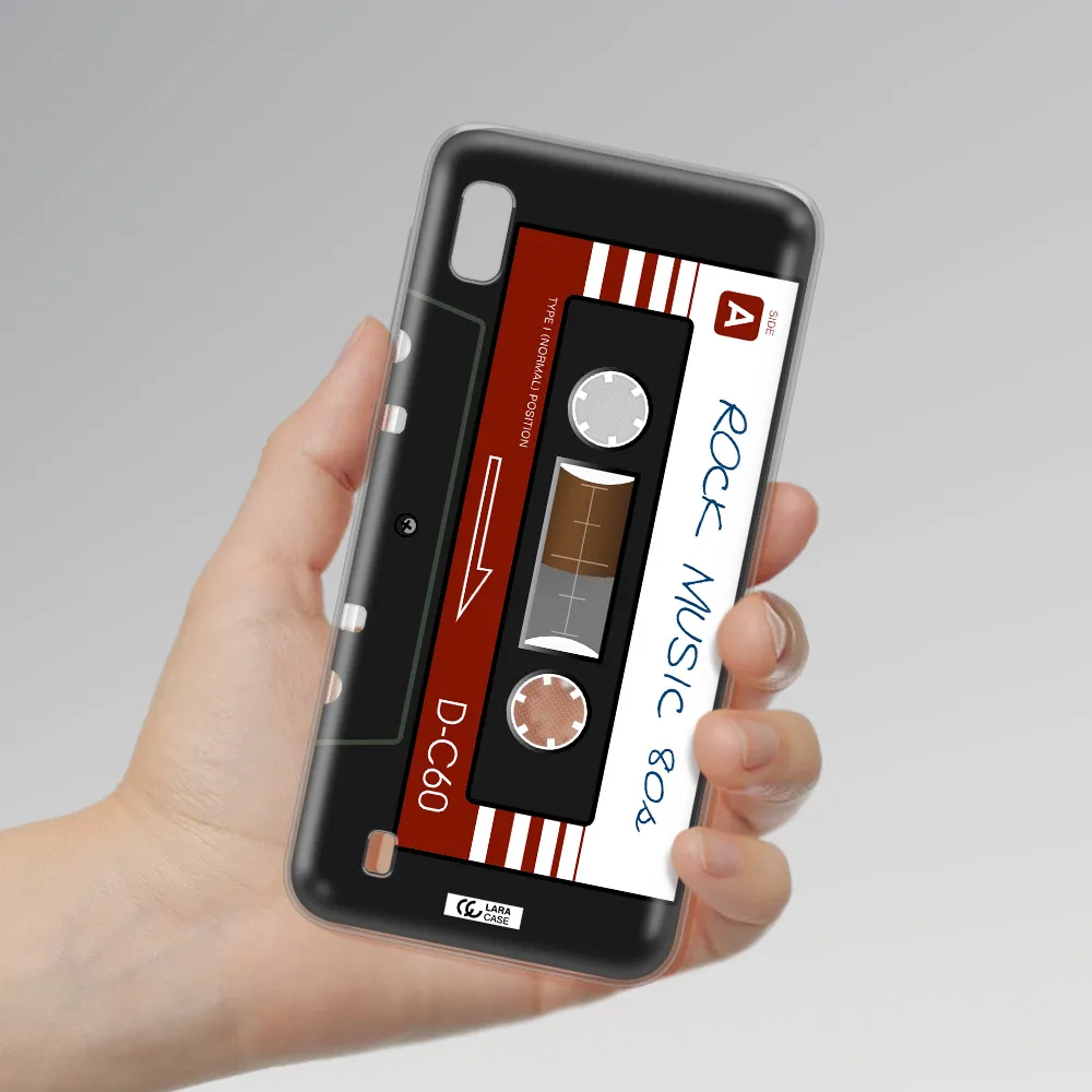 Ruck Music Cassette Samsung A10 Clear TPU Case