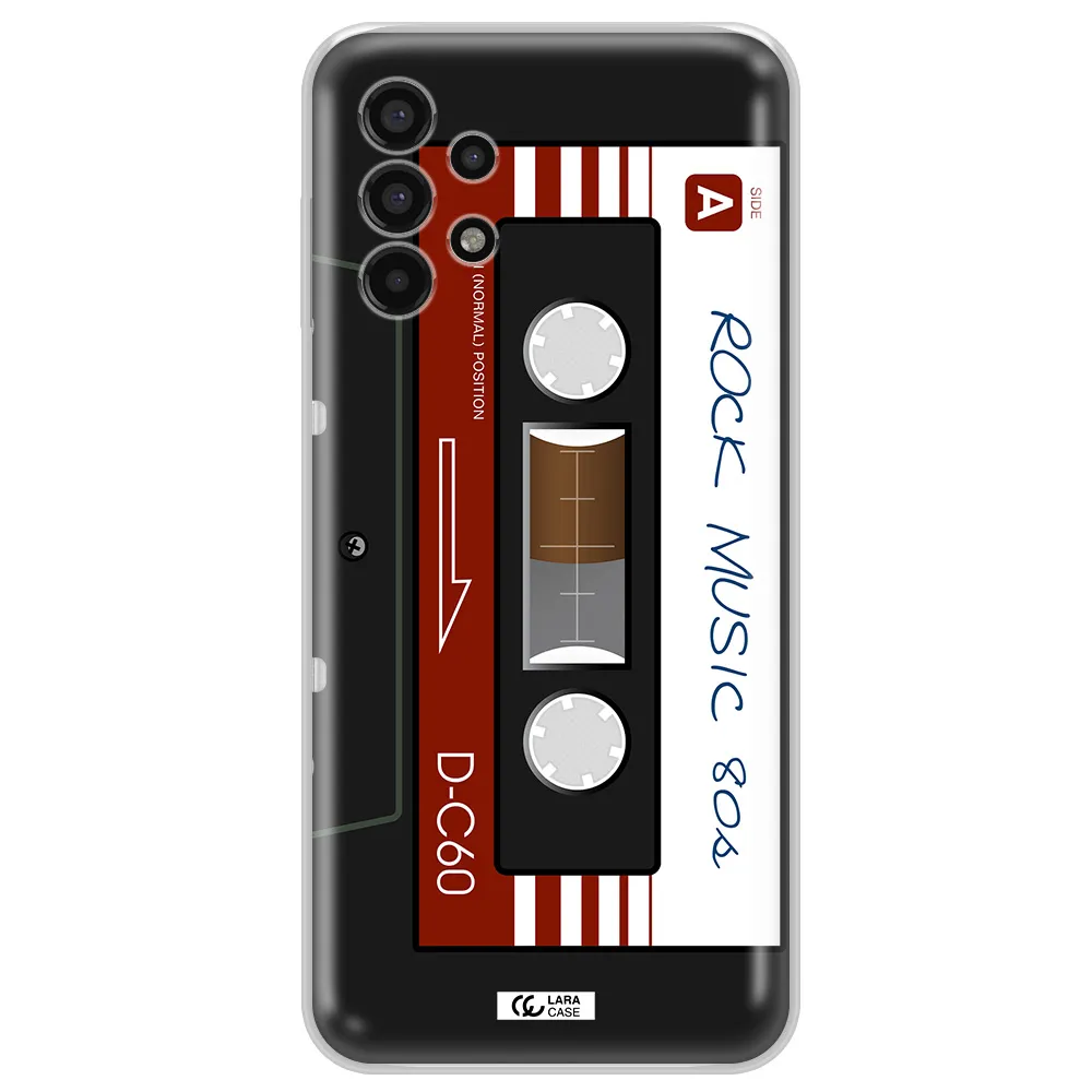 Ruck Music Cassette Samsung A13 4g Clear TPU Case