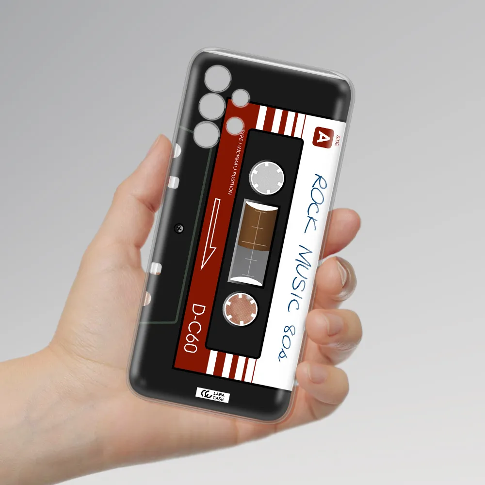 Ruck Music Cassette Samsung A13 Clear TPU Case