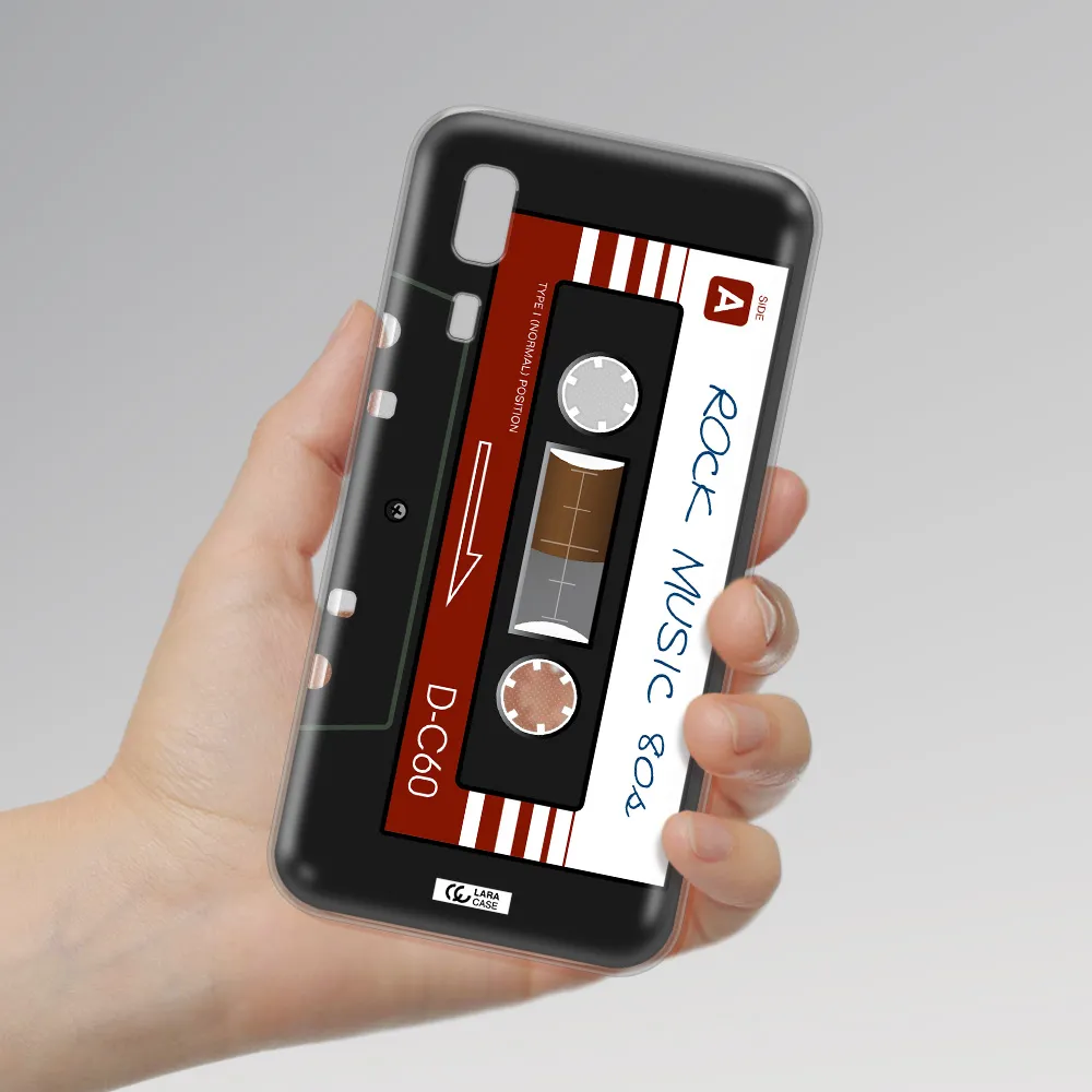 Ruck Music Cassette Samsung A2 Core Clear TPU Case