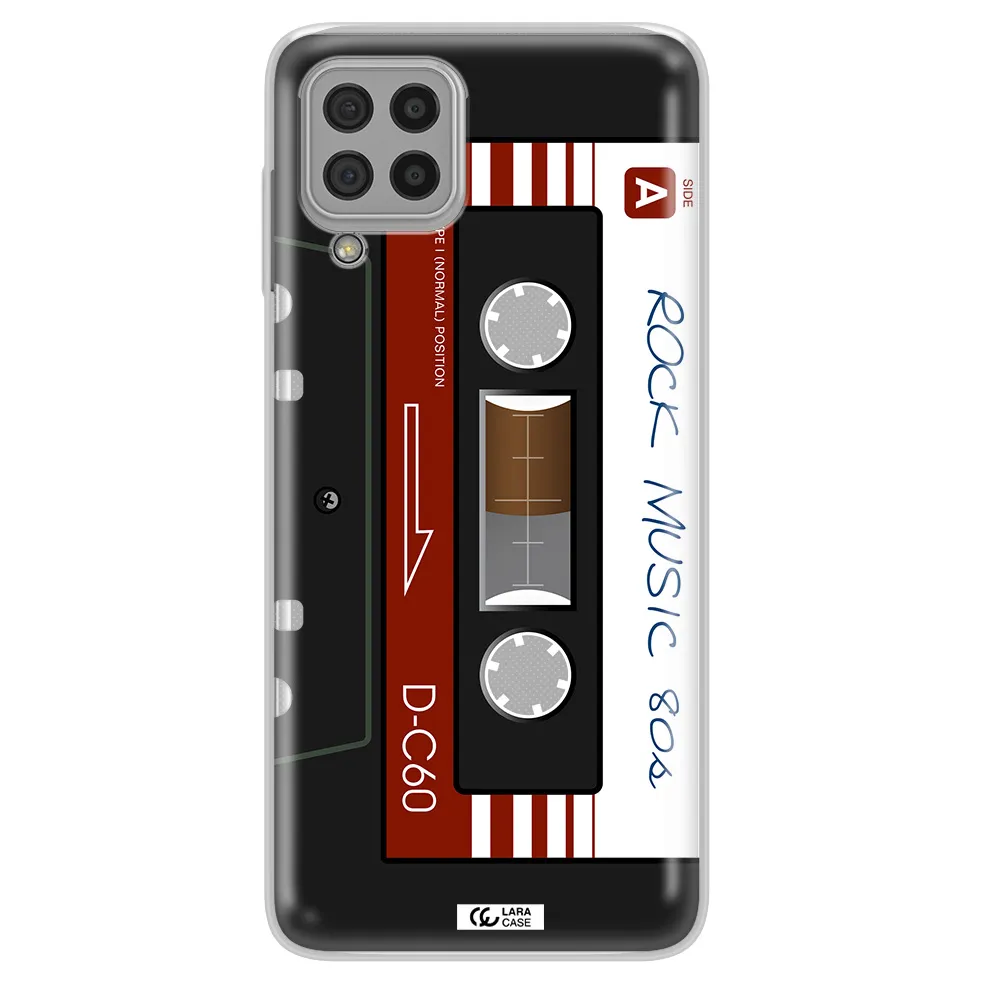 Ruck Music Cassette Samsung A22 4g Clear TPU Case