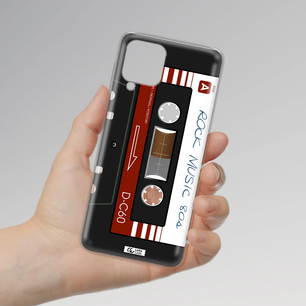 Ruck Music Cassette Samsung A22 4g Clear TPU Case