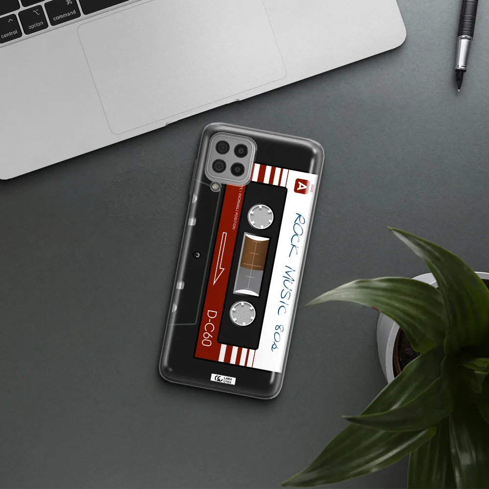 Ruck Music Cassette Samsung A22 4g Clear TPU Case