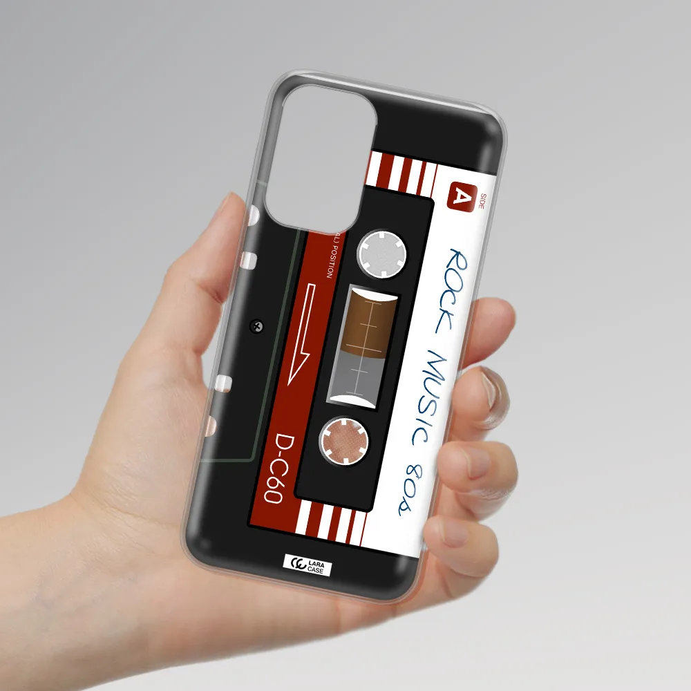 Ruck Music Cassette Samsung A23 Clear TPU Case