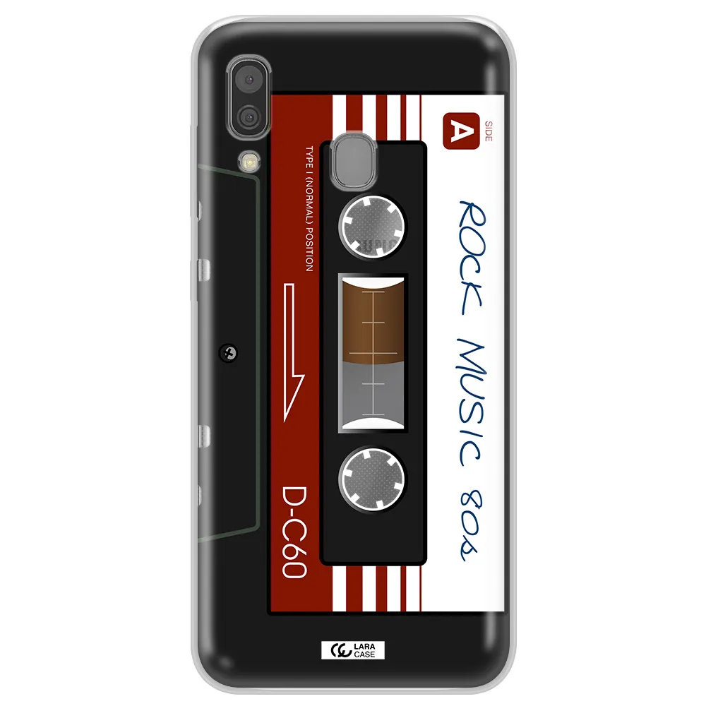 Ruck Music Cassette Samsung A30 Clear TPU Case
